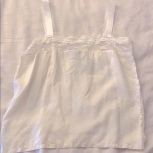 Genuine Silk - White- Vintage - Cami